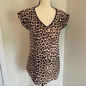Express Leopard Top Size XS